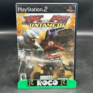 MX vs ATV Untamed PS2 THQ (Sony PlayStation 2, 2007) Complete W/ Manual